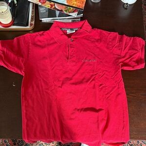 Vintage Porsche Red Polo Shirt